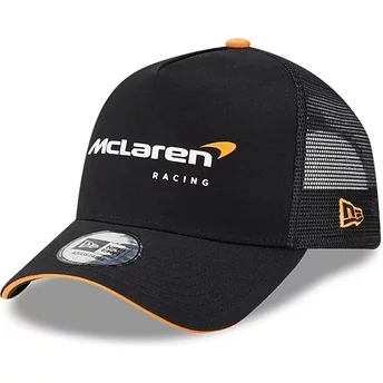 Czarna czapka truckerka A Frame od McLaren Racing Formula 1 od New Era