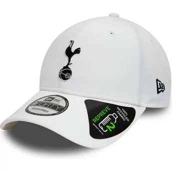 Biała, regulowana czapka z daszkiem 9FORTY Repreve od Tottenham Hotspur Football Club Premier League od New Era