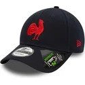 czapki-curva-granatowy-tasma-regulowana-9forty-repreve-team-colour-french-rugby-federation-ffr-new-era
