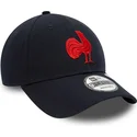 czapki-curva-granatowy-tasma-regulowana-9forty-repreve-team-colour-french-rugby-federation-ffr-new-era