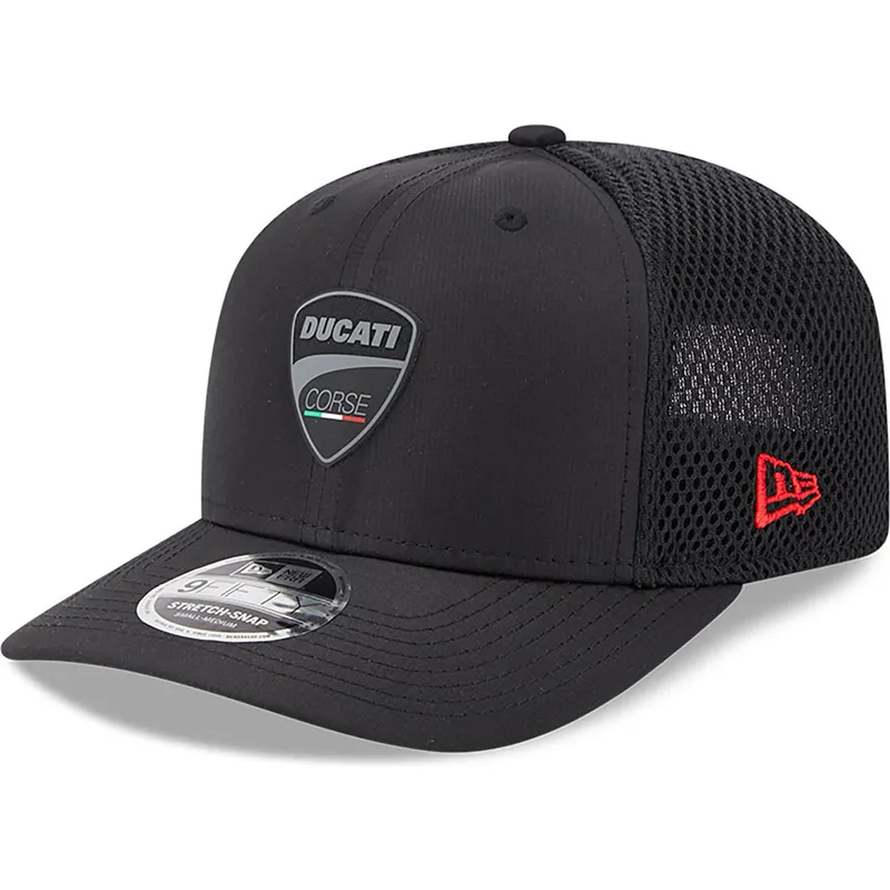 czapki-curva-czarny-snapback-9fifty-stretch-snap-ripstop-ducati-motor-motogp-new-era