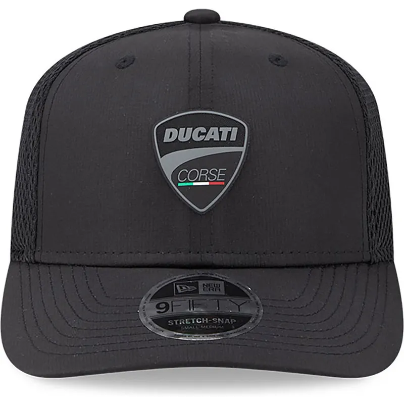 czapki-curva-czarny-snapback-9fifty-stretch-snap-ripstop-ducati-motor-motogp-new-era