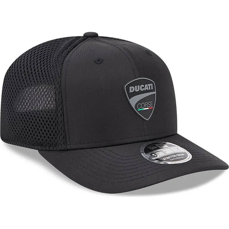 czapki-curva-czarny-snapback-9fifty-stretch-snap-ripstop-ducati-motor-motogp-new-era