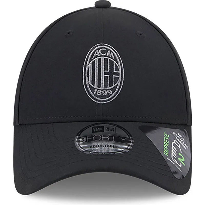 czapki-curva-czarny-tasma-regulowana-9forty-repreve-ac-milan-serie-a-new-era czapki-curva-czarny-tasma-regulowana-9forty-repreve-ac-milan-serie-a-new-era