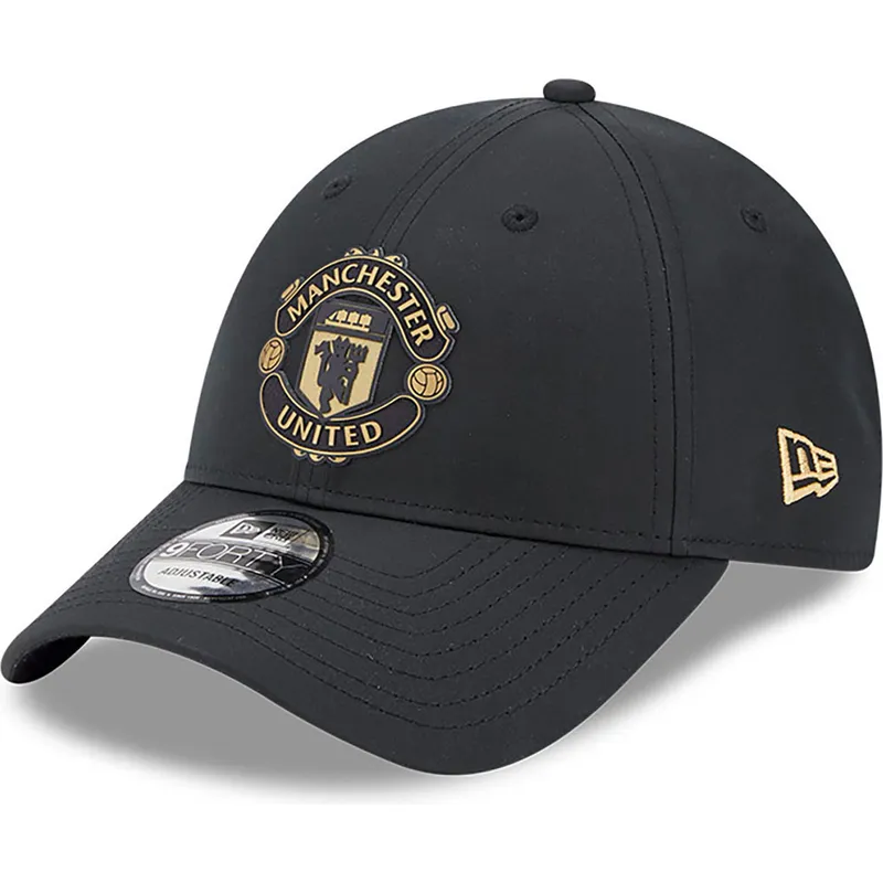 czapki-curva-czarny-tasma-regulowana-dorado-9forty-manchester-united-football-club-premier-league-new-era czapki-curva-czarny-tasma-regulowana-dorado-9forty-manchester-united-football-club-premier-league-new-era