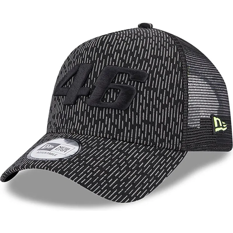 czapki-curva-czarny-snapback-a-frame-reflective-all-over-print-valentino-rossi-vr46-motogp-new-era czapki-curva-czarny-snapback-a-frame-reflective-all-over-print-valentino-rossi-vr46-motogp-new-era