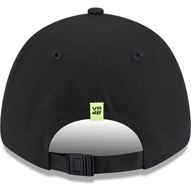 czarna-regulowana-czapka-z-zakrzywionym-daszkiem-9forty-reflective-visor-valentino-rossi-vr46-motogp-new-era