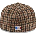 czapki-plana-brazowy-dopasowany-59fifty-harris-tweed-new-york-yankees-mlb-new-era