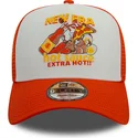 biala-i-pomaranczowa-czapka-trucker-hot-sauce-a-frame-food-od-new-era