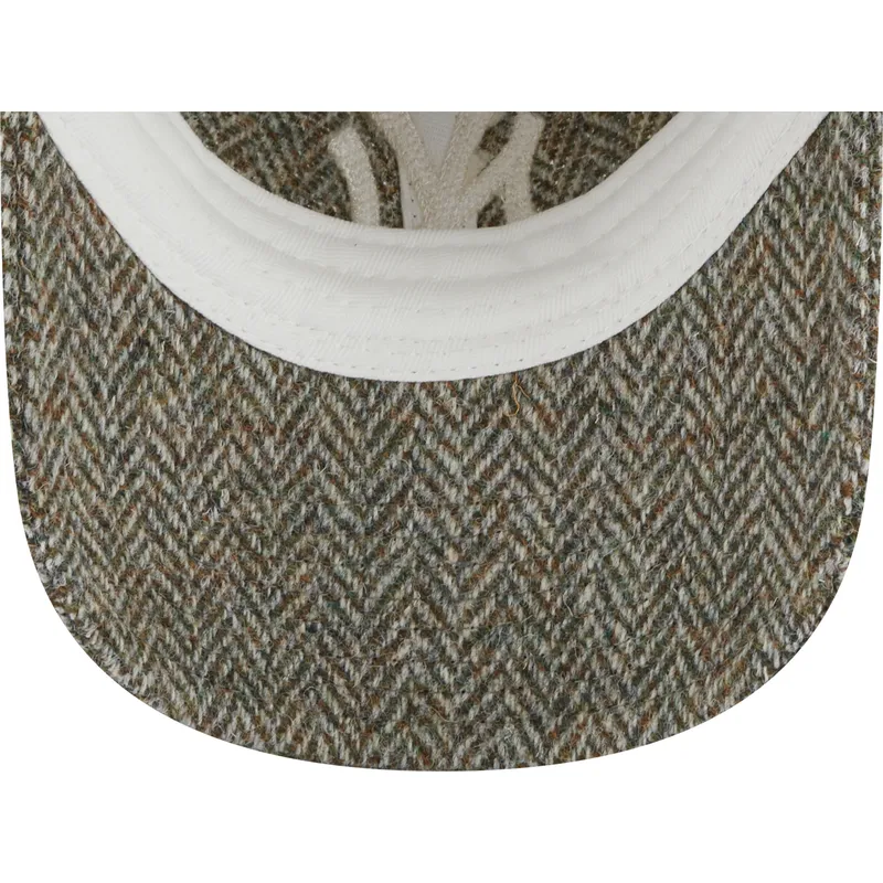 czapki-curva-szary-tasma-regulowana-9twenty-tweed-pack-new-york-yankees-mlb-new-era