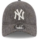ciemnoszara-zakrzywiona-czapka-regulowana-9twenty-tweed-pack-new-york-yankees-mlb-od-new-era