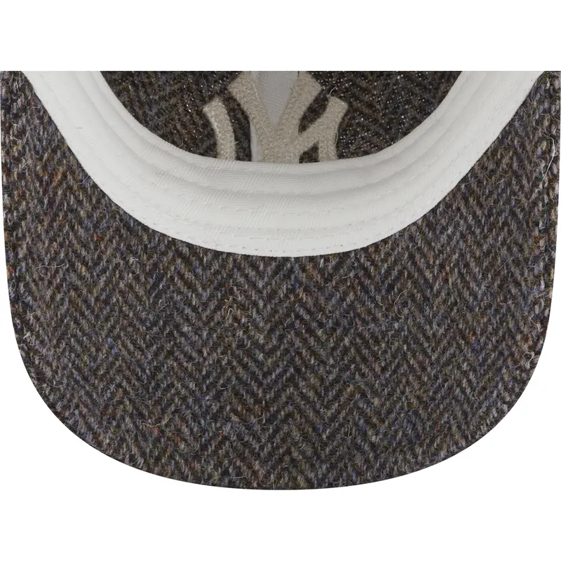 czapki-curva-szary-tasma-regulowana-9twenty-tweed-pack-new-york-yankees-mlb-new-era