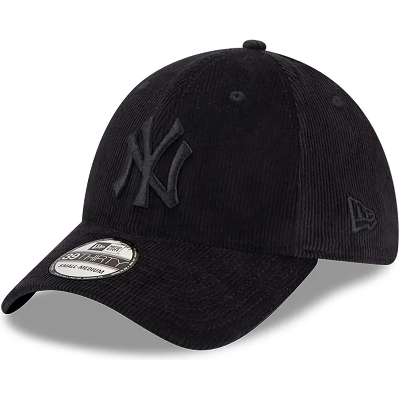 czapki-curva-czarny-dopasowany-39thirty-cord-new-york-yankees-mlb-new-era