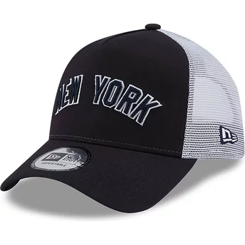 Granatowa czapka typu trucker A Frame Team Script od New York Yankees MLB od New Era
