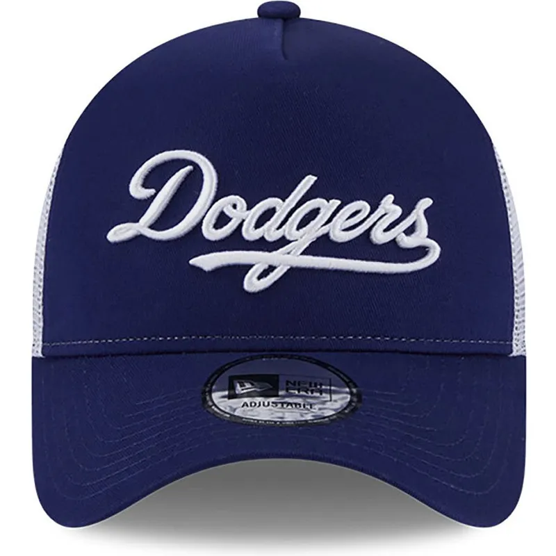 czapki-curva-niebieski-snapback-a-frame-team-script-los-angeles-dodgers-mlb-new-era