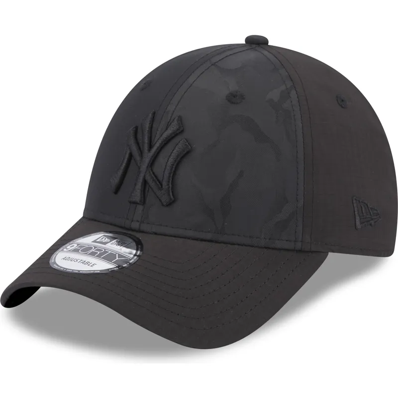 czapki-curva-czarny-tasma-regulowana-9forty-multi-texture-new-york-yankees-mlb-new-era