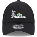 czapki-curva-czarny-tasma-regulowana-9forty-bugs-bunny-looney-tunes-new-era