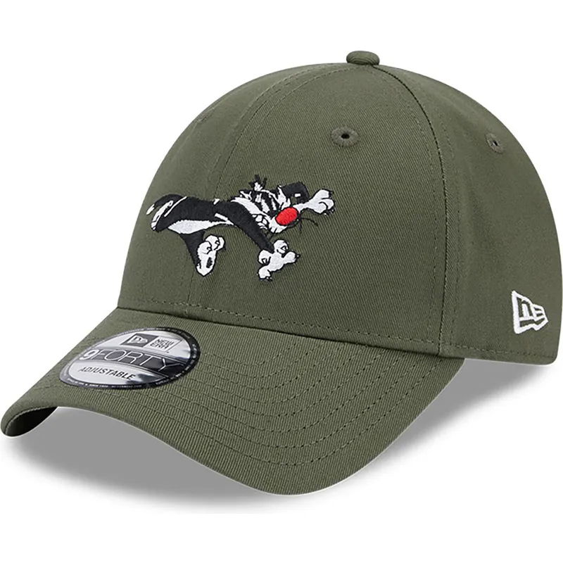 czapki-curva-zielony-tasma-regulowana-9forty-silvestre-looney-tunes-new-era