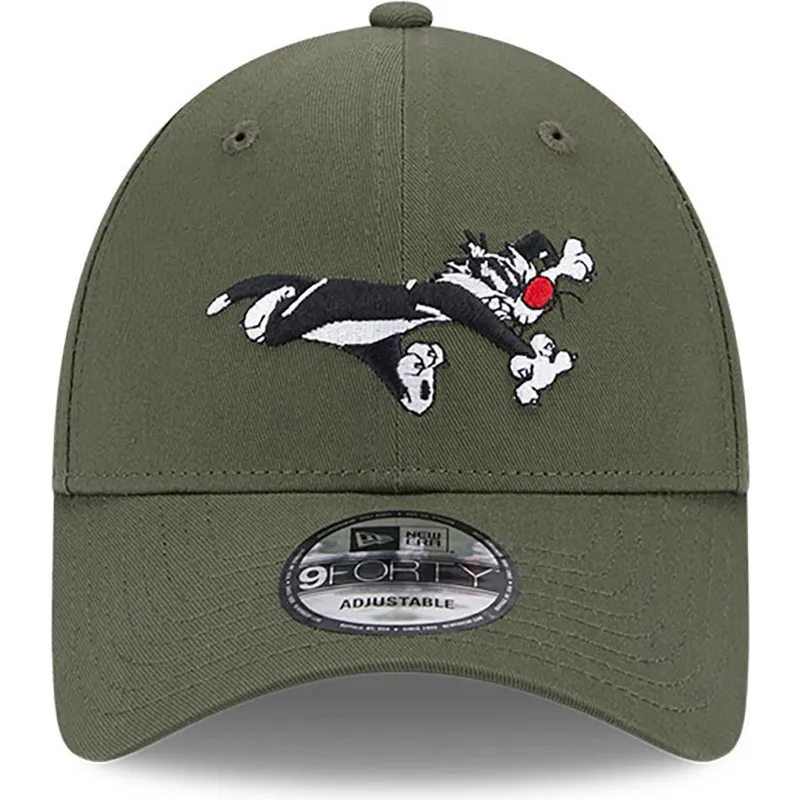 czapki-curva-zielony-tasma-regulowana-9forty-silvestre-looney-tunes-new-era