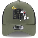 czapki-curva-zielony-snapback-a-frame-piolin-y-silvestre-looney-tunes-new-era