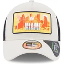 czapki-curva-bezowy-snapback-a-frame-repreve-license-plate-miami-new-era