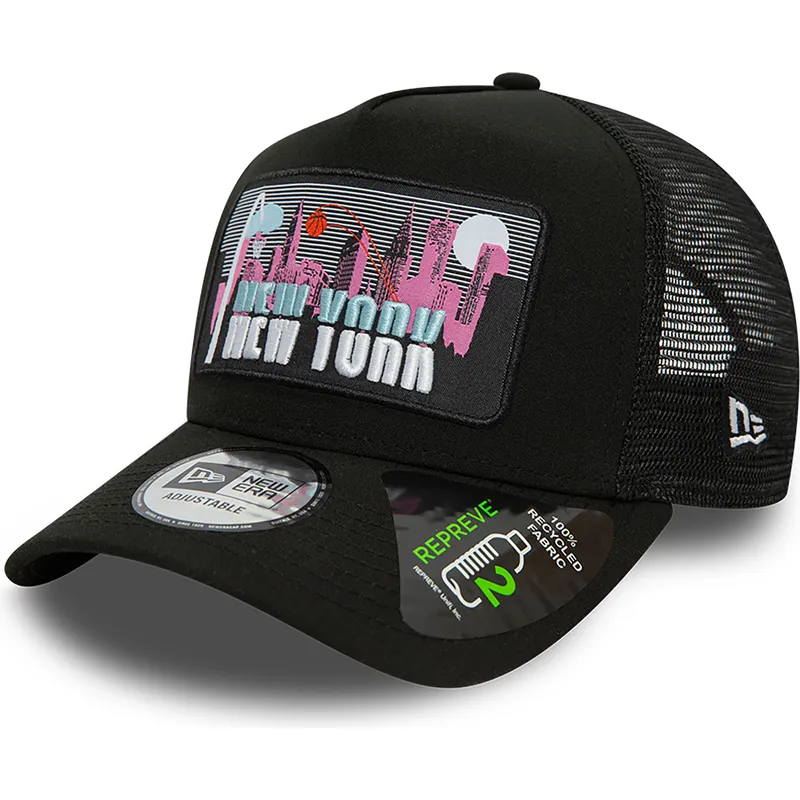 czapki-curva-czarny-snapback-a-frame-repreve-license-plate-new-york-new-era