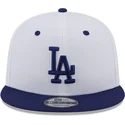 czapki-plana-niebieski-snapback-9fifty-white-crown-patch-los-angeles-dodgers-mlb-new-era