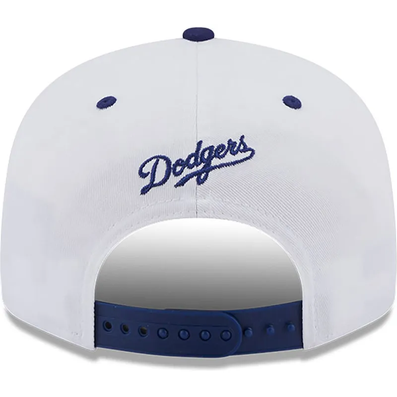 czapki-plana-niebieski-snapback-9fifty-white-crown-patch-los-angeles-dodgers-mlb-new-era