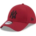 czapki-curva-czerwony-dopasowany-39thirty-comfort-new-york-yankees-mlb-new-era