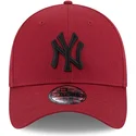 czapki-curva-czerwony-dopasowany-39thirty-comfort-new-york-yankees-mlb-new-era