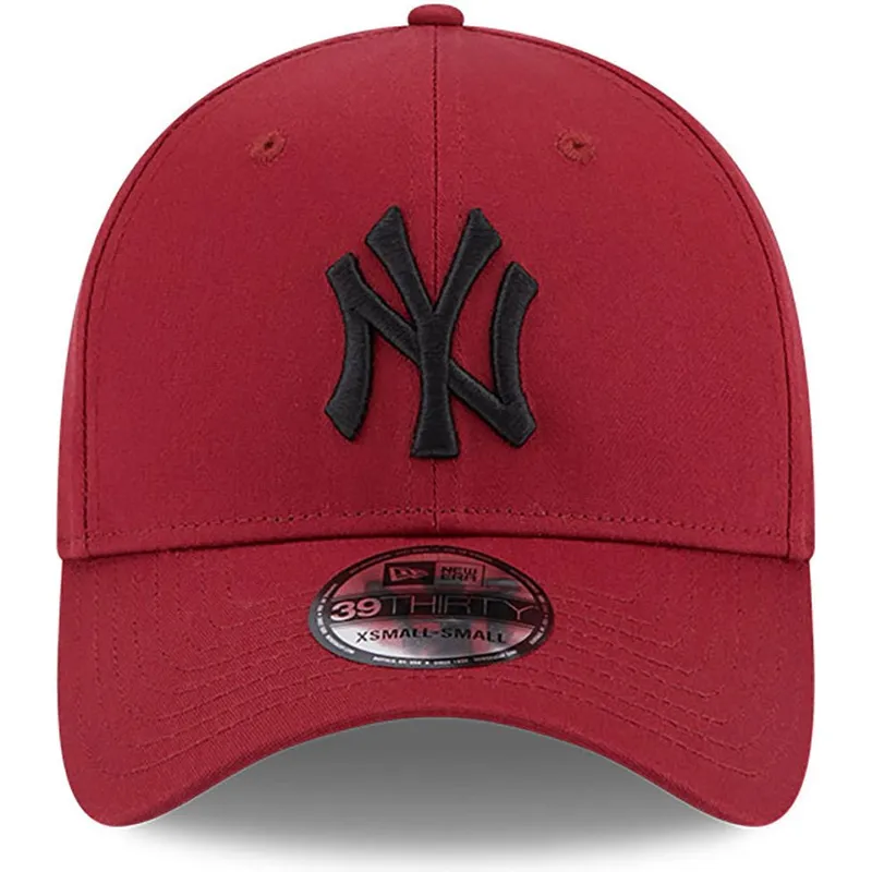 czapki-curva-czerwony-dopasowany-39thirty-comfort-new-york-yankees-mlb-new-era