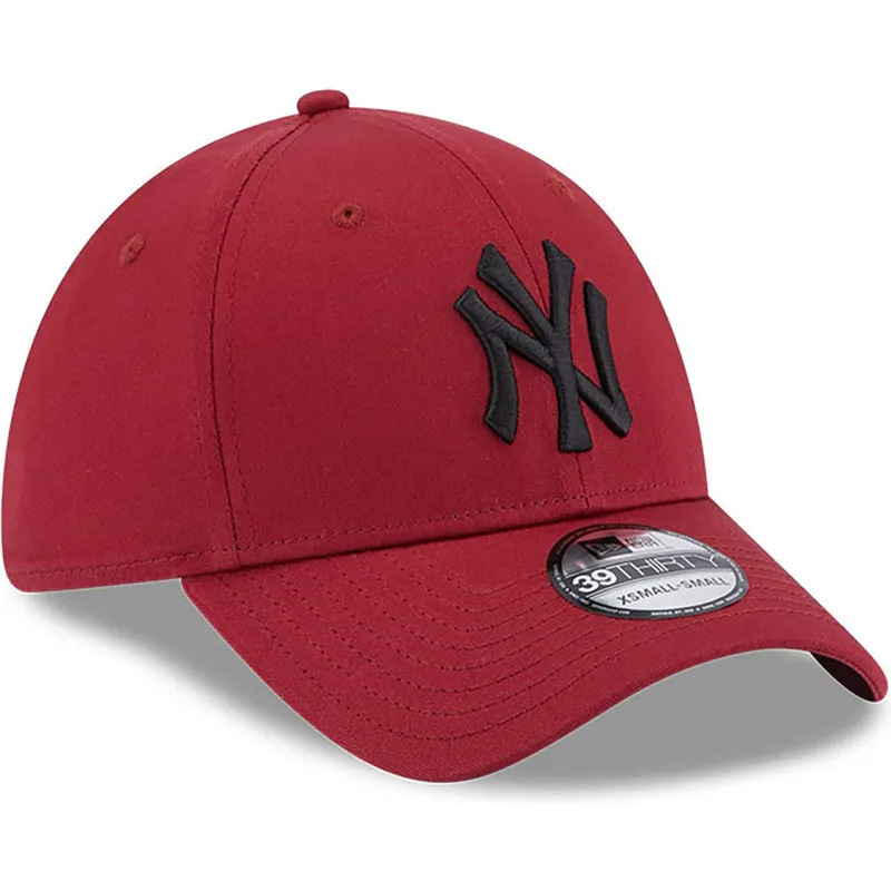 czapki-curva-czerwony-dopasowany-39thirty-comfort-new-york-yankees-mlb-new-era