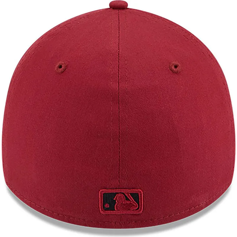 czapki-curva-czerwony-dopasowany-39thirty-comfort-new-york-yankees-mlb-new-era