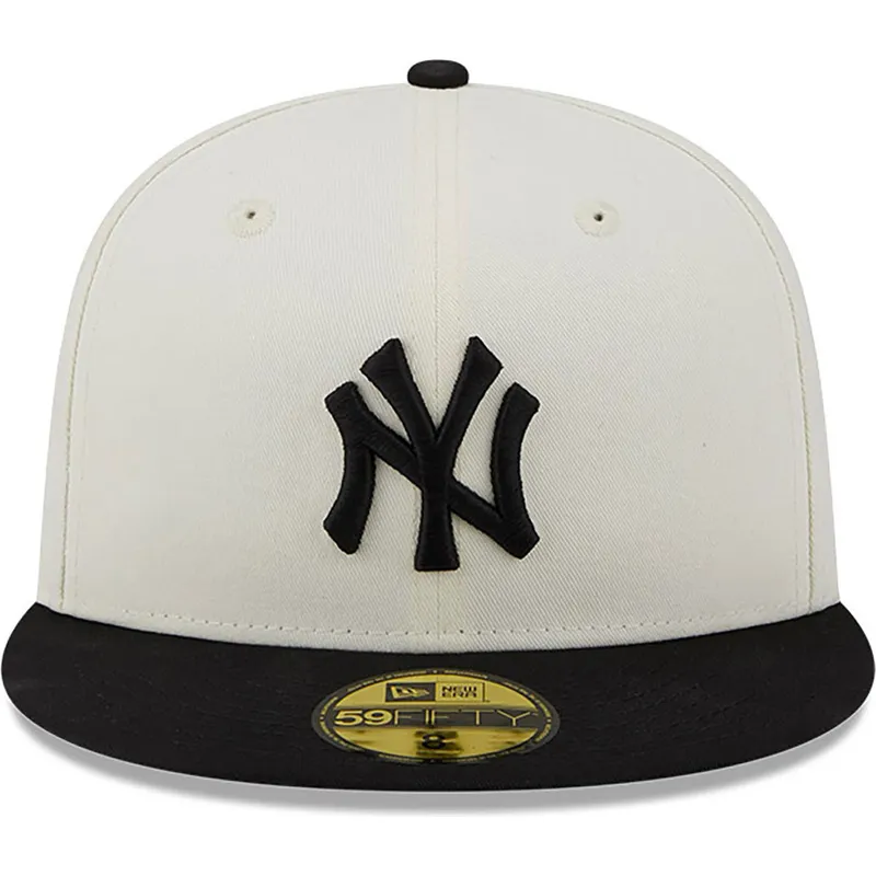 czapki-plana-bialy-dopasowany-59fifty-championships-new-york-yankees-mlb-new-era