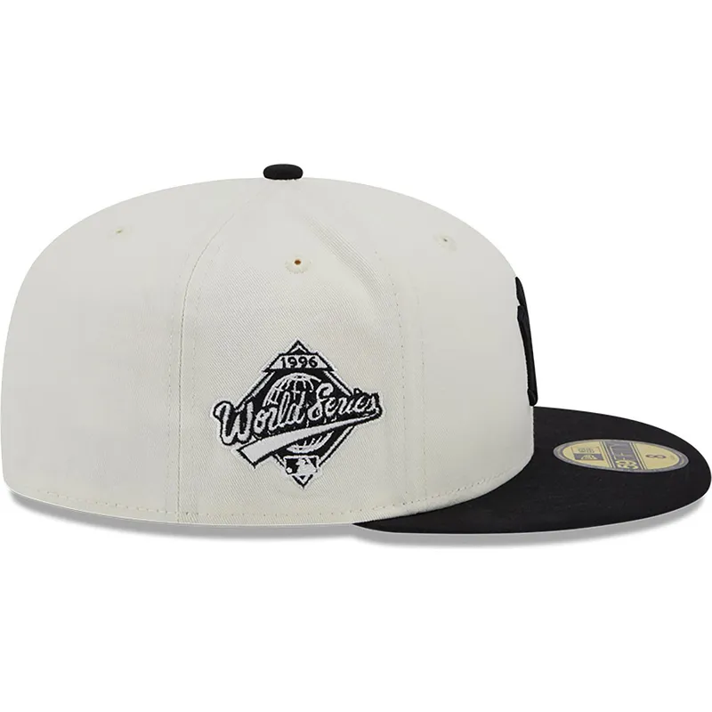 czapki-plana-bialy-dopasowany-59fifty-championships-new-york-yankees-mlb-new-era