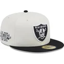 czapki-plana-bialy-dopasowany-59fifty-championships-las-vegas-raiders-nfl-new-era