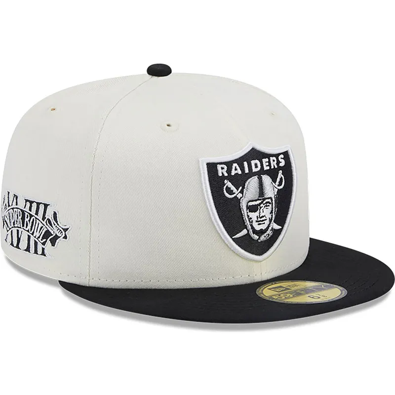 czapki-plana-bialy-dopasowany-59fifty-championships-las-vegas-raiders-nfl-new-era