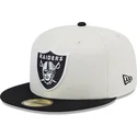 czapki-plana-bialy-dopasowany-59fifty-championships-las-vegas-raiders-nfl-new-era