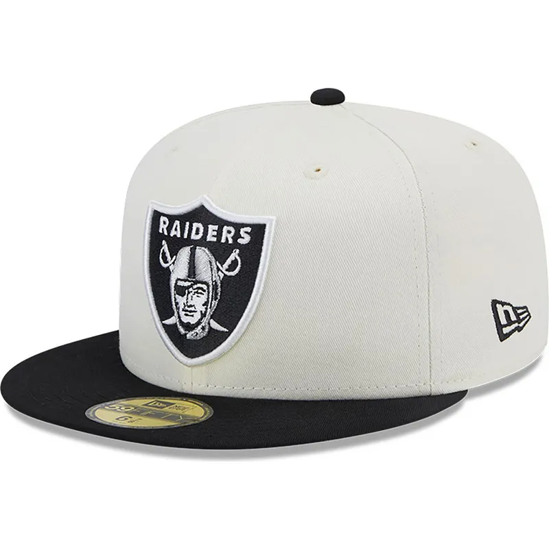 czapki-plana-bialy-dopasowany-59fifty-championships-las-vegas-raiders-nfl-new-era