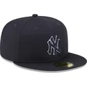 czapki-plana-granatowy-dopasowany-59fifty-team-outline-new-york-yankees-mlb-new-era