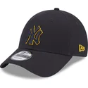 czapki-curva-granatowy-tasma-regulowana-9forty-team-outline-new-york-yankees-mlb-new-era