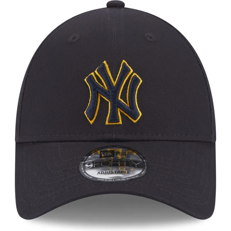 czapki-curva-granatowy-tasma-regulowana-9forty-team-outline-new-york-yankees-mlb-new-era