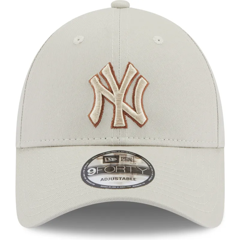 czapki-curva-bezowy-tasma-regulowana-9forty-team-outline-new-york-yankees-mlb-new-era