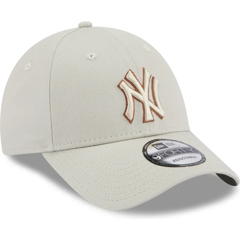 czapki-curva-bezowy-tasma-regulowana-9forty-team-outline-new-york-yankees-mlb-new-era