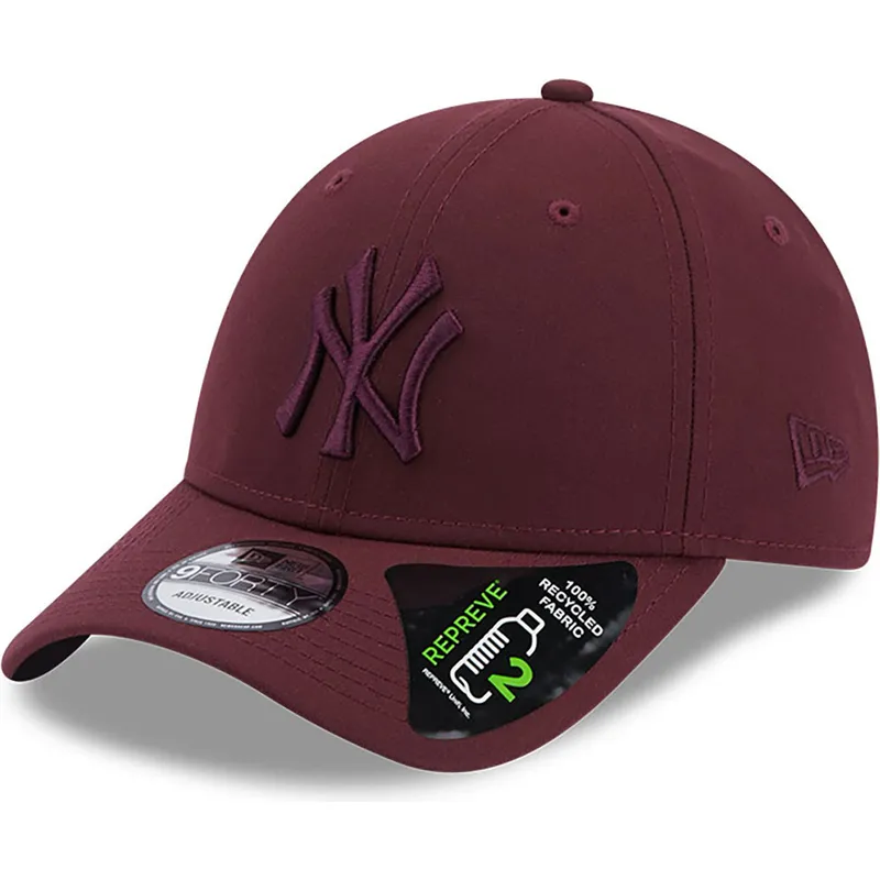 czapki-curva-czerwony-tasma-regulowana-granate-granate-9forty-repreve-new-york-yankees-mlb-new-era