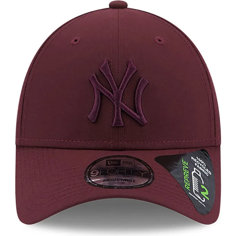 czapki-curva-czerwony-tasma-regulowana-granate-granate-9forty-repreve-new-york-yankees-mlb-new-era