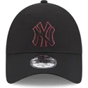 czapki-curva-czarny-tasma-regulowana-9forty-team-outline-new-york-yankees-mlb-new-era