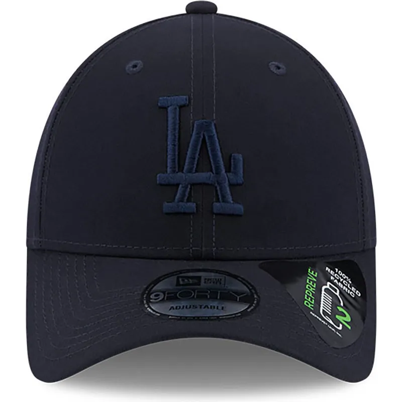 czapki-curva-granatowy-tasma-regulowana-9forty-repreve-los-angeles-dodgers-mlb-new-era