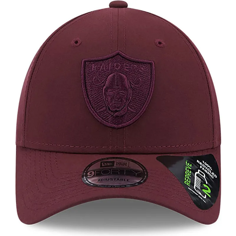 czapki-curva-czerwony-tasma-regulowana-granate-granate-9forty-repreve-las-vegas-raiders-nfl-new-era czapki-curva-czerwony-tasma-regulowana-granate-granate-9forty-repreve-las-vegas-raiders-nfl-new-era