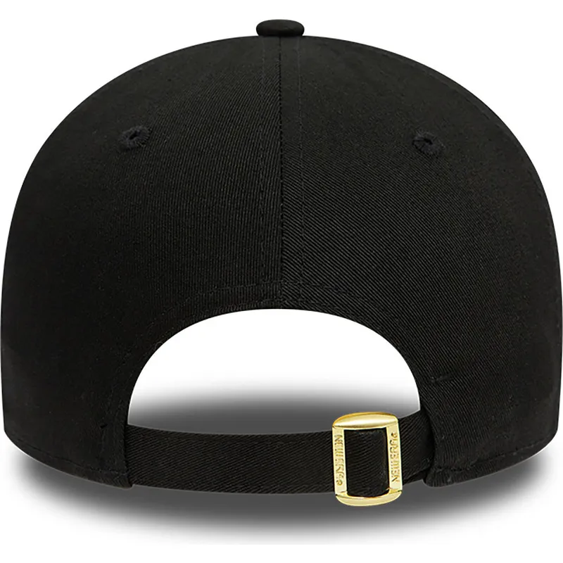 czapki-curva-czarny-tasma-regulowana-9forty-metallic-badge-los-angeles-lakers-nba-new-era